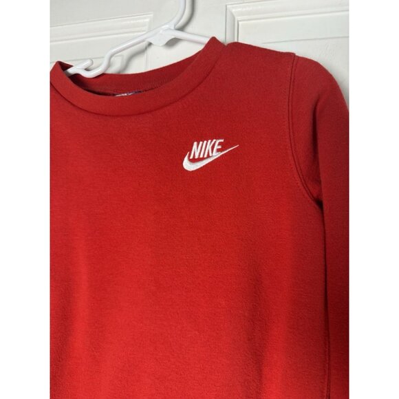 Nike Boys Lot Of 2 Sweatshirts Black Full Zip & Red Crewneck Pullover Side 4 XS - Picture 3 of 12